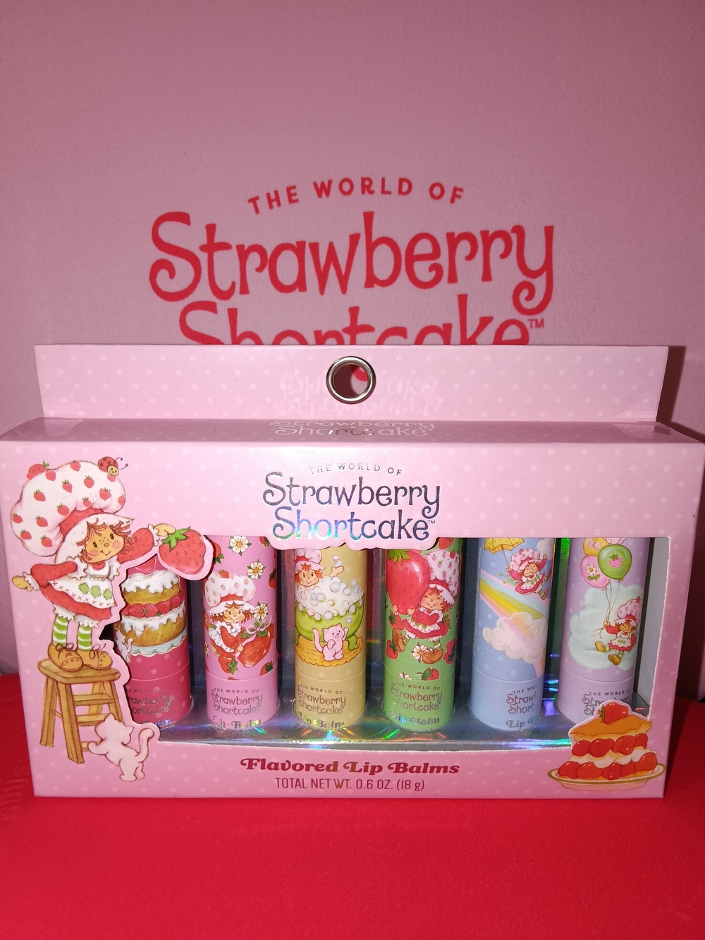 Flavored Lip Balm Set - Pink
